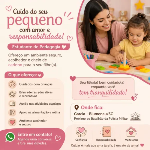 Babá cuido de Crianças