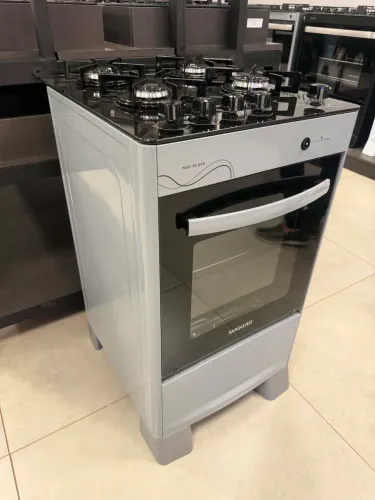 FOGÃO SUGGAR NEO GLASS 4 BOCAS PRATA NOVO