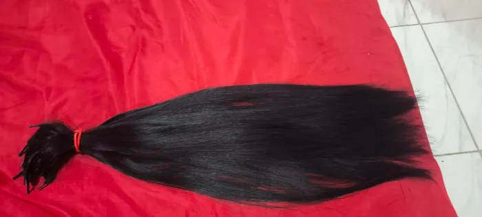 Cabelo 100% humano no ponto só de colocar