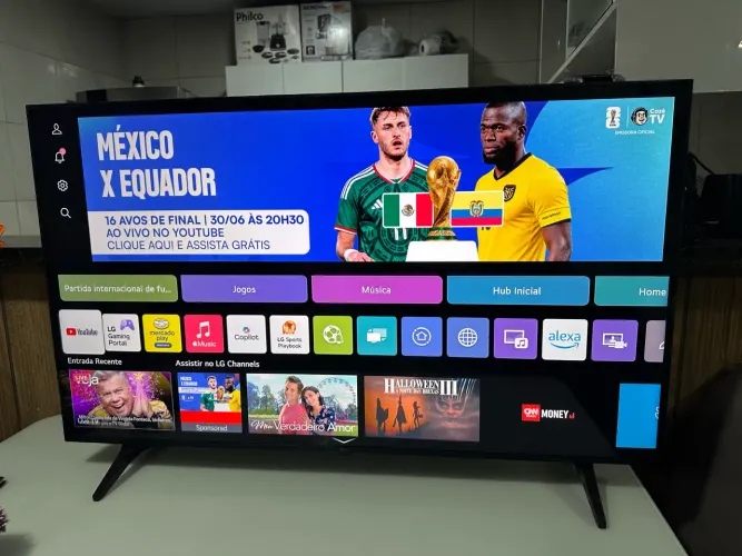 tv 50 LG Smart 4K Bordas Infinitas Nova