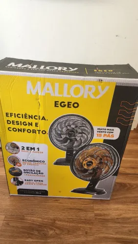 Ventilador de Mesa e Parede Mallory Egeo 220v