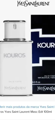 Perfume kouros novo na caixa valor 300reais zap *