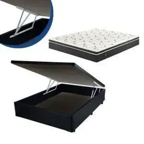 Cama box bau e colchão D33 direto de fabrica