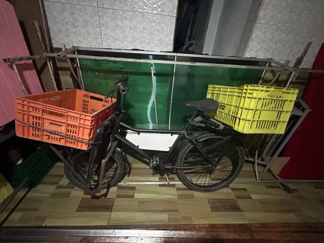 Bicicleta para trabalhar perfeita sem defeito nem um !