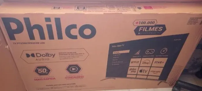 [**oferta**] smart TV QLED 50 polegadas philco lacrada+12 meses garantia+nota fiscal!!!!