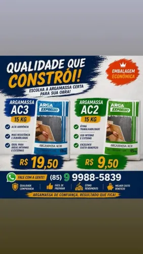 Argamassa ac2 e ac3