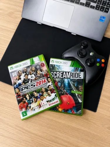 JOGO PES 2014 Xbox 360 + Brinde SCREAMRIDE (ORIGINAL)