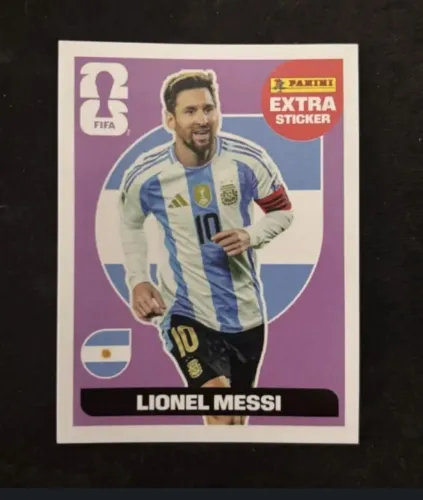 Figurinha Legend Messi Roxo Copa 2026 Extra Sticker
