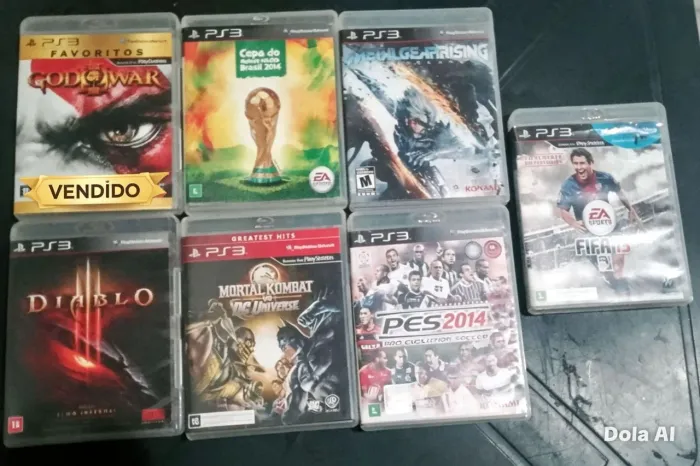 Jogos PS3 Originais poucos usados.