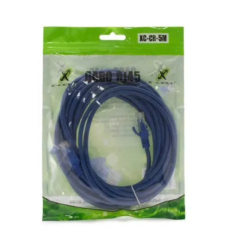Cabo De Rede Rj45  5 Metros Crimpado X-Cell