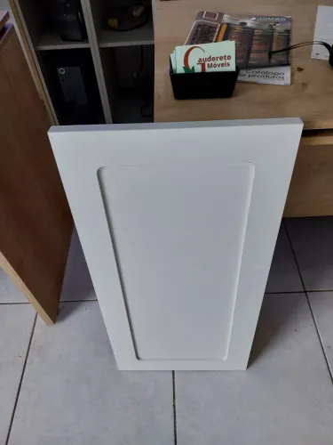 Portas Provençal cor branco 765x375x21mm MDF com furo para dobradiça. Cada r$ 80