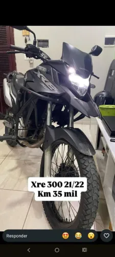 Vendo XRE 300 2021 com manual chave reserva