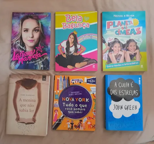 Seis ótimos livros em perfeito estado de conservação por apenas 100 reais !