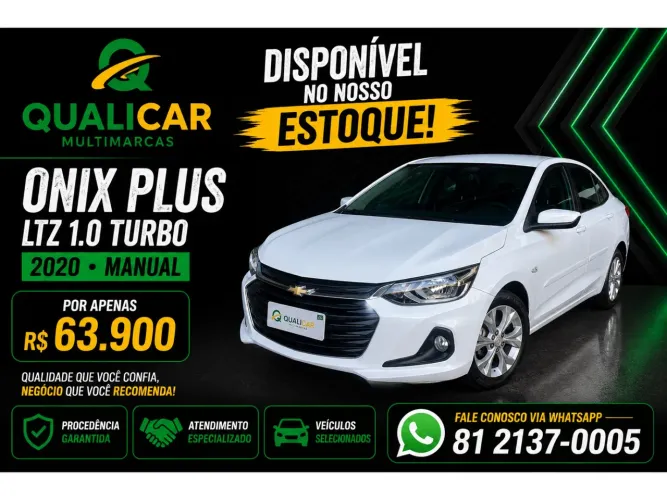 Chevrolet Onix Plus LTZ 1.0 12V TB Flex Mec. 4P 2020