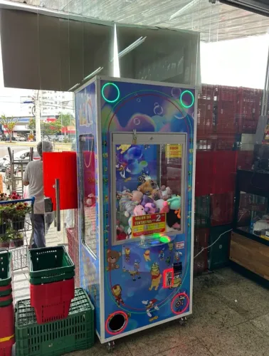 Maquina grua ursinho