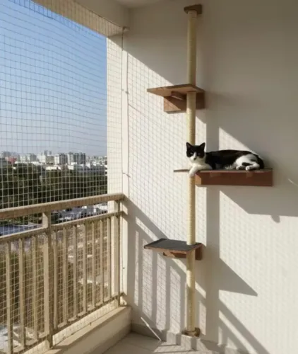 Torre de gatos com arranhador 180cm