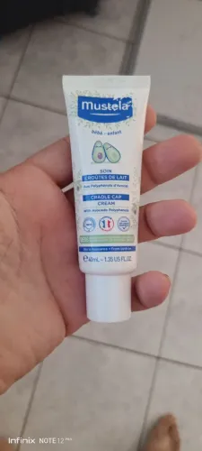 creme para crosta láctea bebe mustela