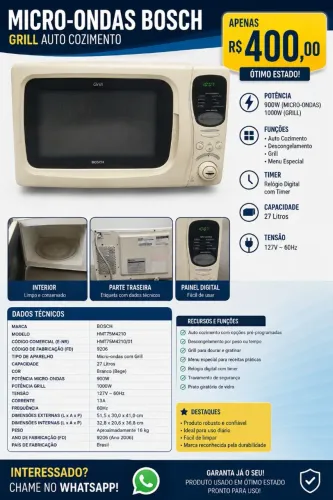 Microondas e Grill