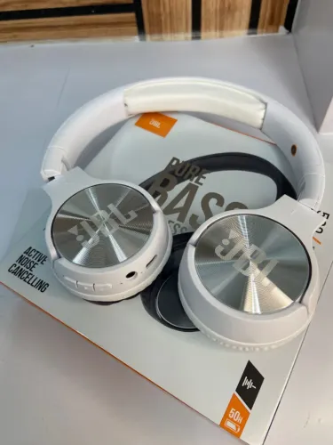 Fone de ouvido Headphone sem Fio Pure Bass 520 jbl branco an2