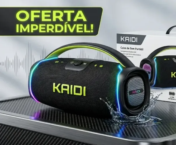 Lançamento   Caixa de som KAIDI 350w 