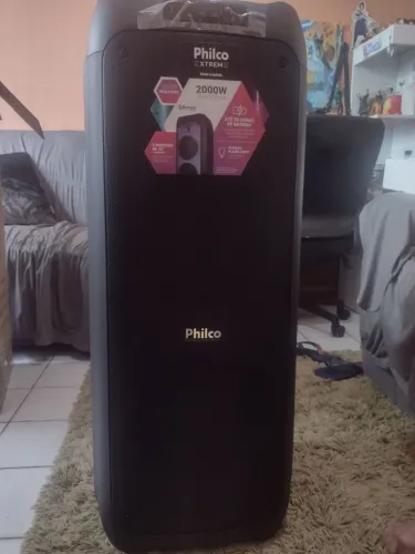 Caixa de som Philco 2000 watts nova