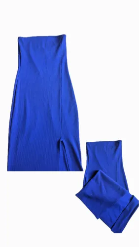 Vestido azul marinho tomara que caia/basico 