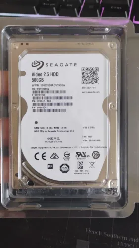 HD Seagate Video 2.5 ? 500GB