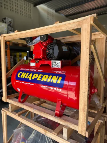 Compressor de Ar 110L 140 Libras Motor 2cv Profissional - Chiaperini (Novo)