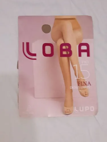 meia-calça fina fio 15 com dedos livres da linha Loba da Lupo.