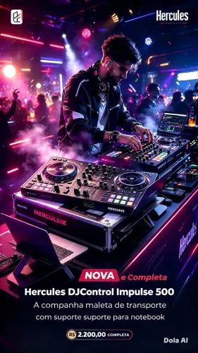 Controladora hercules dj control impulse 500 