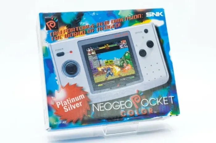 [ Novo - Sem Uso ] Neo Geo Pocket Color Platinum Silver - Neogeo