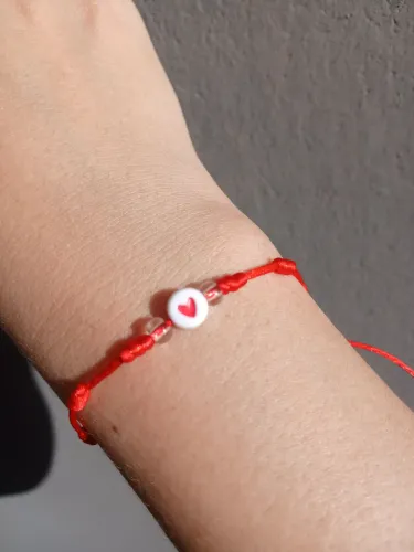 Linda Pulseira 7 nós com miçanga