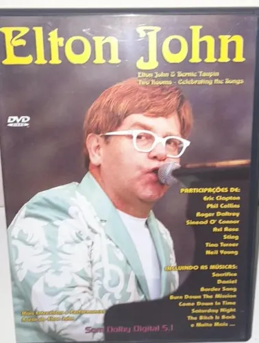 Dvd - Elton John - And Bernie Taupin - Two Rooms,Celebrating The Songs,Em Muito Bom Estado