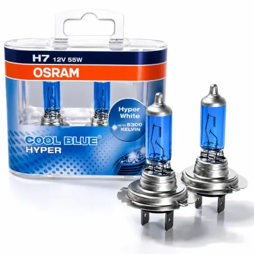 Lâmpada H7 Osram Cool Blue Hyper 5300k Super Branca