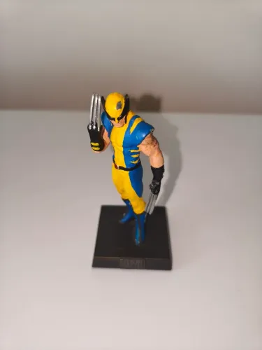 Miniatura Wolverine Eaglemoss Marvel em Metal + Caixa + Fascículo