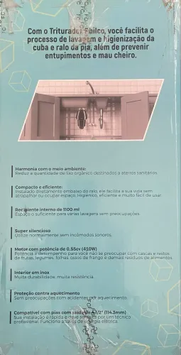 Triturador de resíduos de alimentos