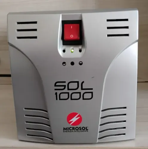 Estabilizador de voltagem Microsol SOL 1000