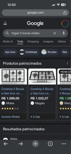 Cooktop midea