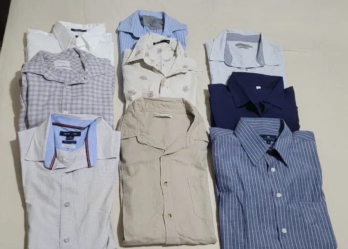 Camisas diversas masculina valor de cada peça 
