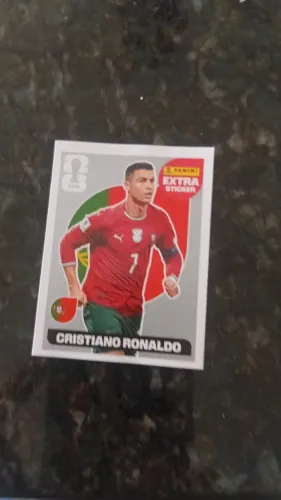 Figurinha legende do CR7 prata