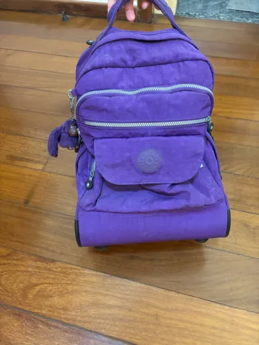Mochila Kipling de rodinha completa e original