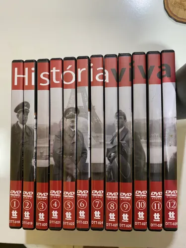 Coleção História Viva - Box com 12 DVDs