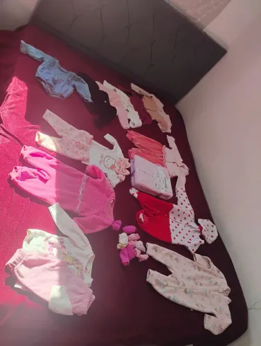 Lotinho de bebê menina de 3 a 6 meses inverno 