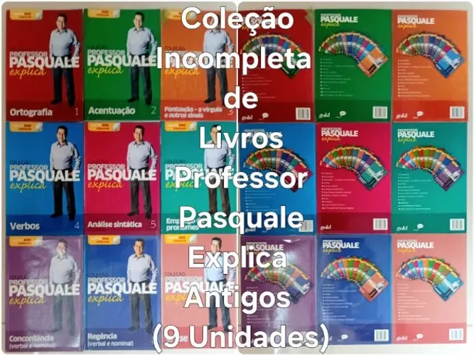 Livros Didáticos Pasquele Explica Antigos