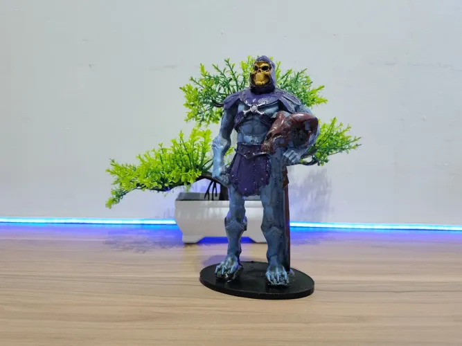 BONECO ESQUELETO COLECIONÁVEL EM RESINA