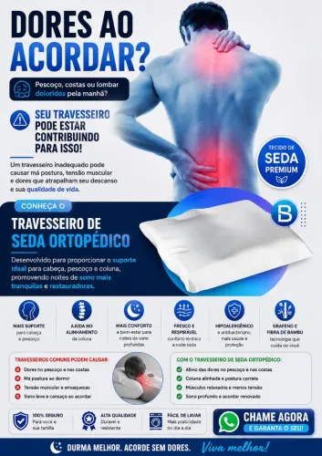 Travesseiro de seda