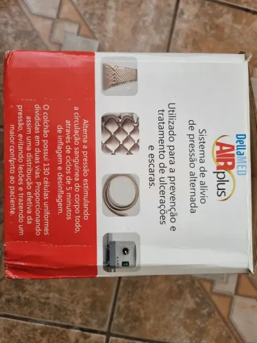 Colchão Pneumático Anti Escara Bege