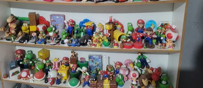 Coleção 150 itens do Mario