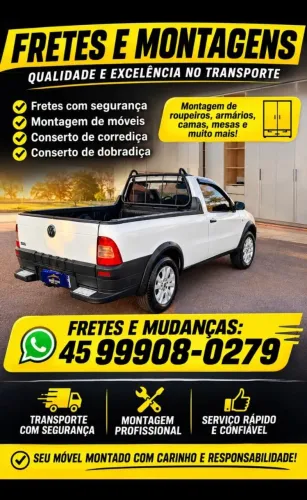 Fretes e montagens 