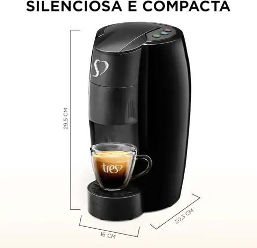 Cafeteira 3 corações